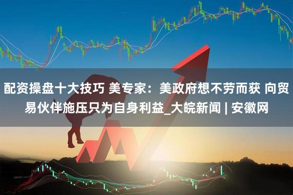 配资操盘十大技巧 美专家：美政府想不劳而获 向贸易伙伴施压只为自身利益_大皖新闻 | 安徽网
